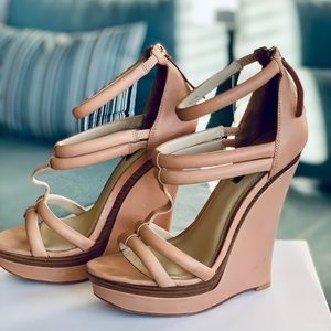 Rachel Zoe Katia Platform Wedges - Leather Sandal